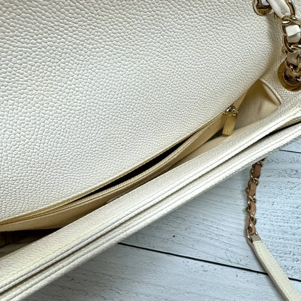 CHANEL Medium Caviar Cuba Top Handle Flap Satchel - Picture 15 of 16